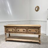Console en chêne massif