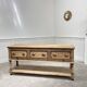 Solid oak console