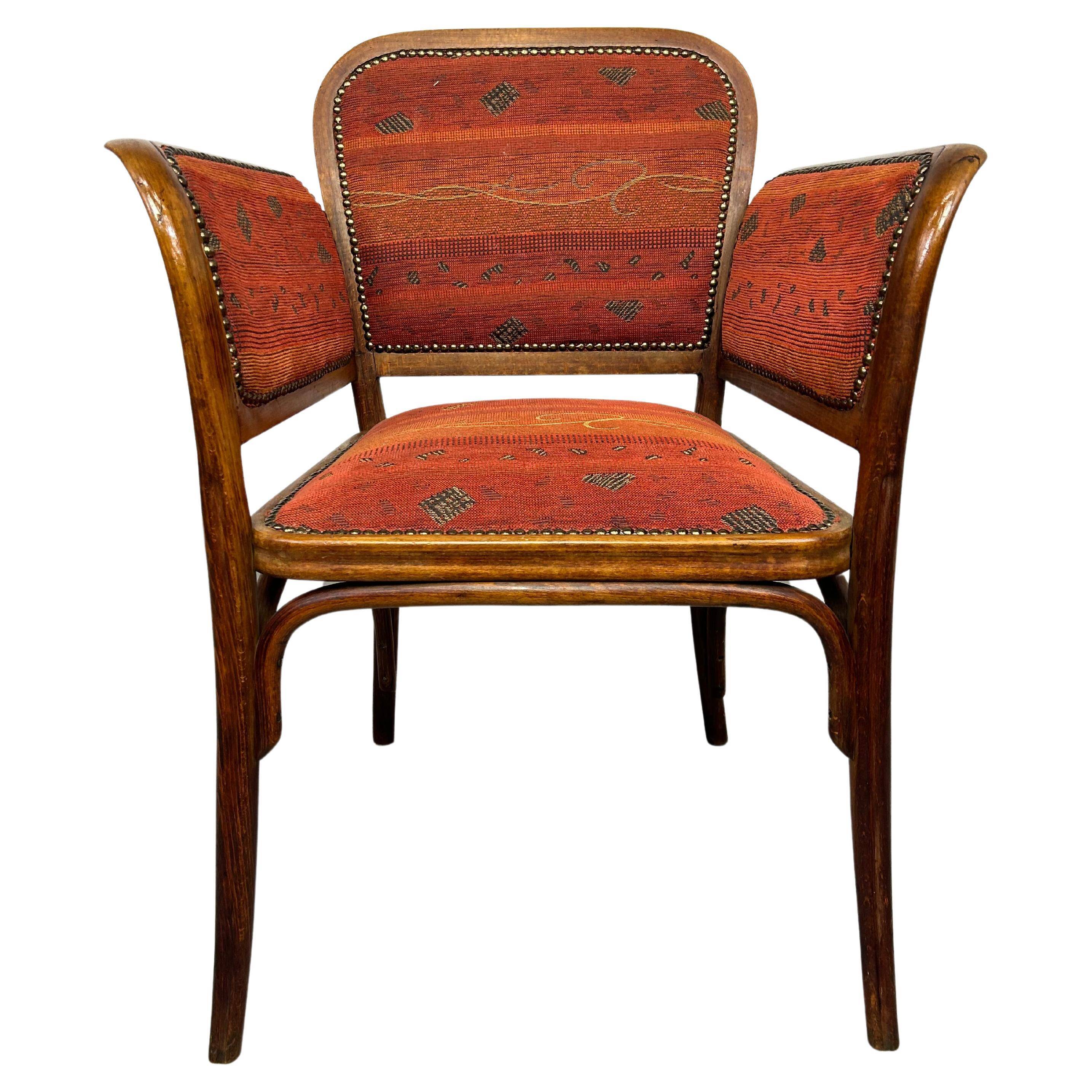 Secession office chair attributed to Marcel Kammerer for Thonet.