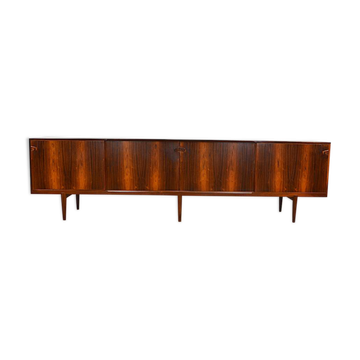 Enfilade danoise en palissandre de Rio par H. Rosengren Hansen 1960