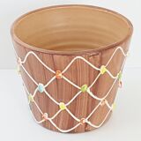 CERAMIC CACHE-POT 1950 1960 VINTAGE ROCKABILLY 50S 60S 50'S 60'S