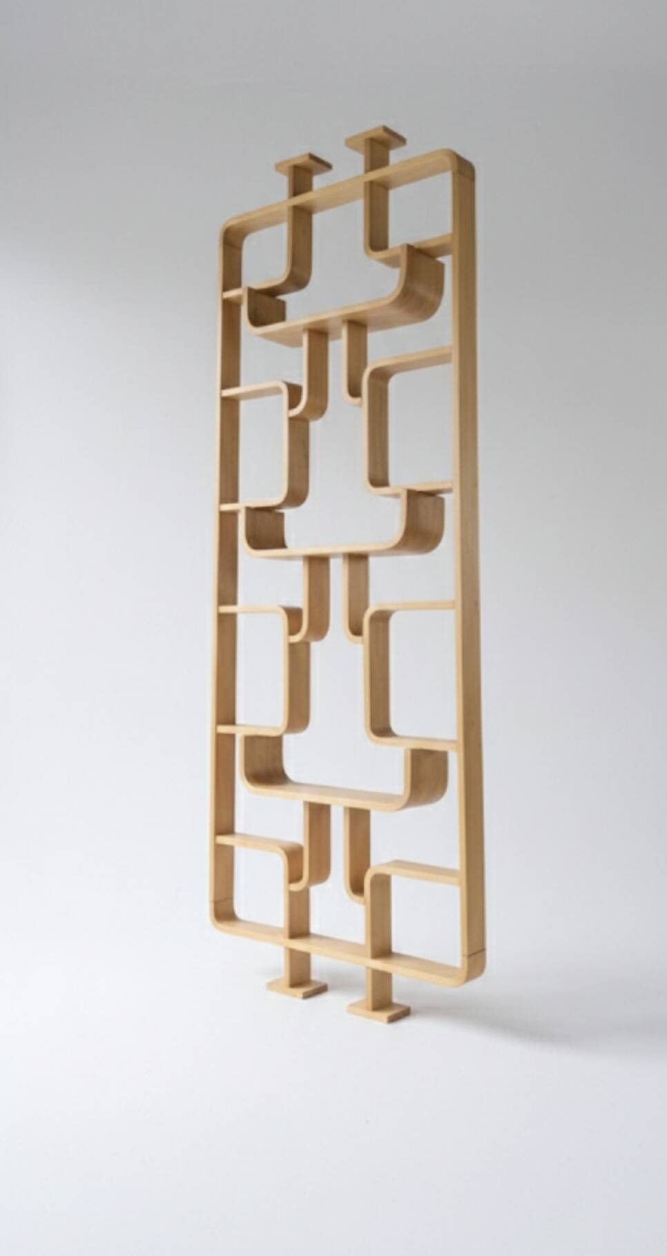 Claustra by Ludvik Volak - 1960 - mid-century partition curved wood