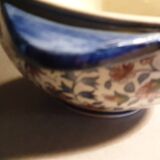 Bowl earthenware of gien cashmere decoration