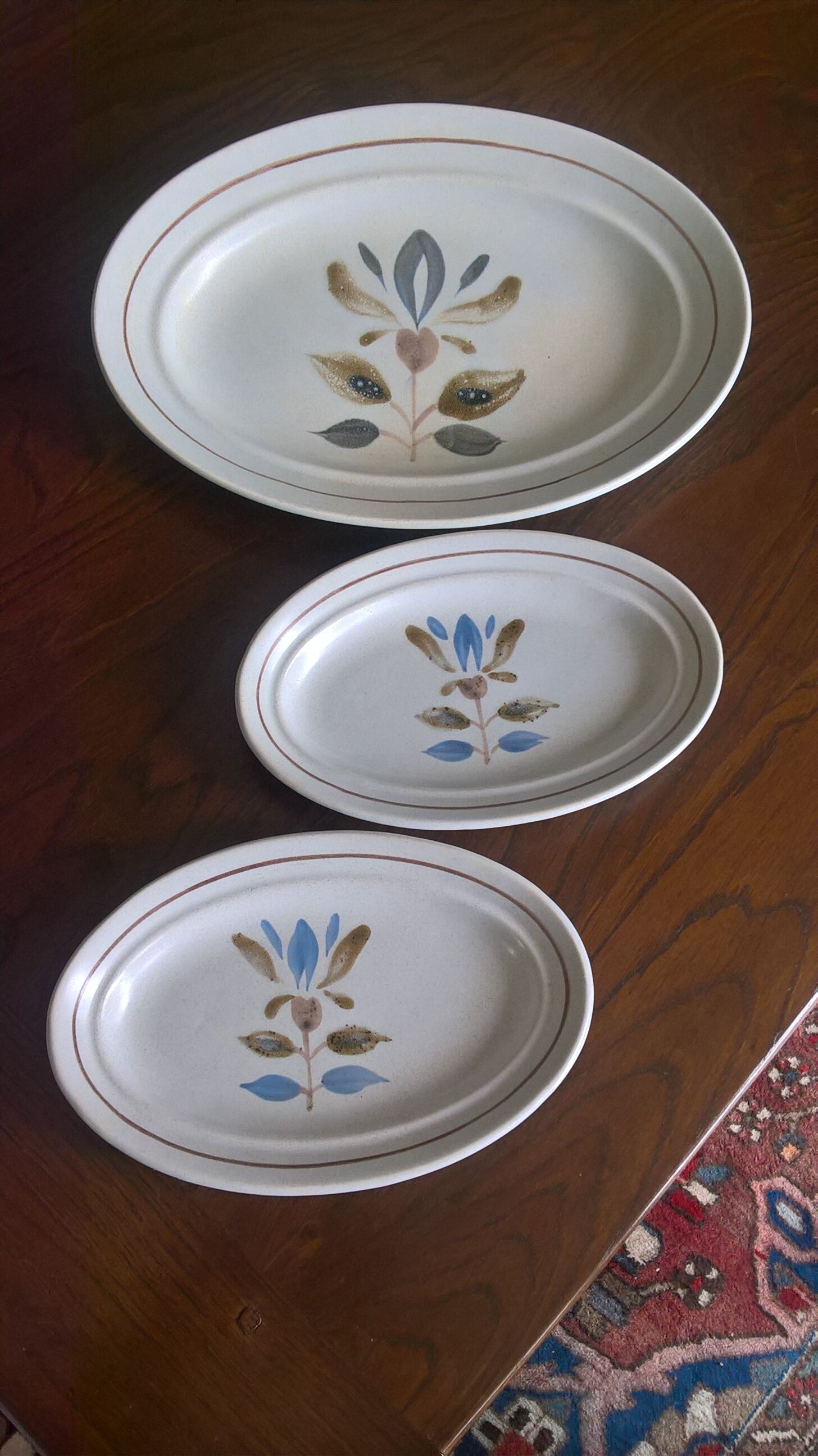St Amand dish and serving bowls, Béarn 1713 model