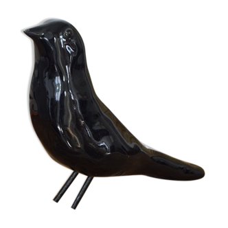 Ceramic blackbird