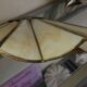 Pair of vintage glass paste wall lights