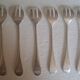 6 silver-plated oyster forks by Alfénide