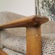Banquette day bed en chêne design 1970