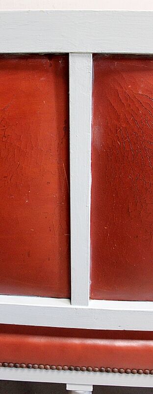 Beech children's bench, Louis XVI style, Early 20th century