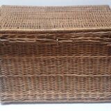 Wicker trunk L75xH53xD48 vintage