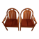 Pair of vintage Baumann armchairs – 1960s/70s design – Light wood