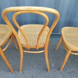 6 vintage cannees chairs old