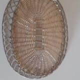Braided metal basket