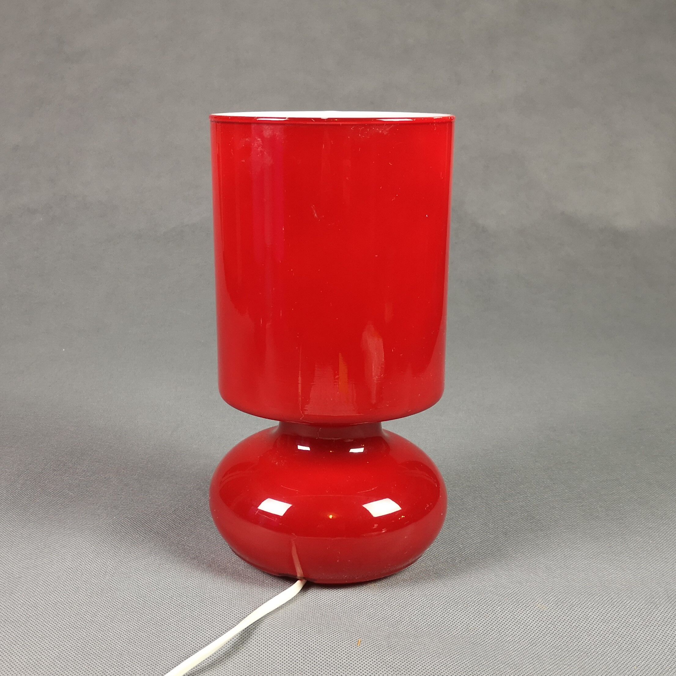 Lykta red Vintage lamp Ikea opaline - vintage luminaire