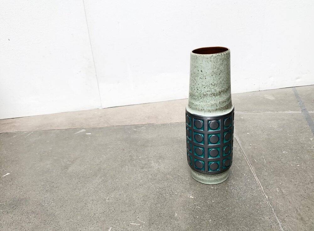 Mid-Century West German Pottery WGP Floor Vase from Scheurich, 1960s