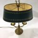 Bronze bouillotte lamp