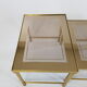 Brass pull-out tables