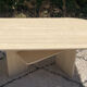 Table basse en travertin des années 70