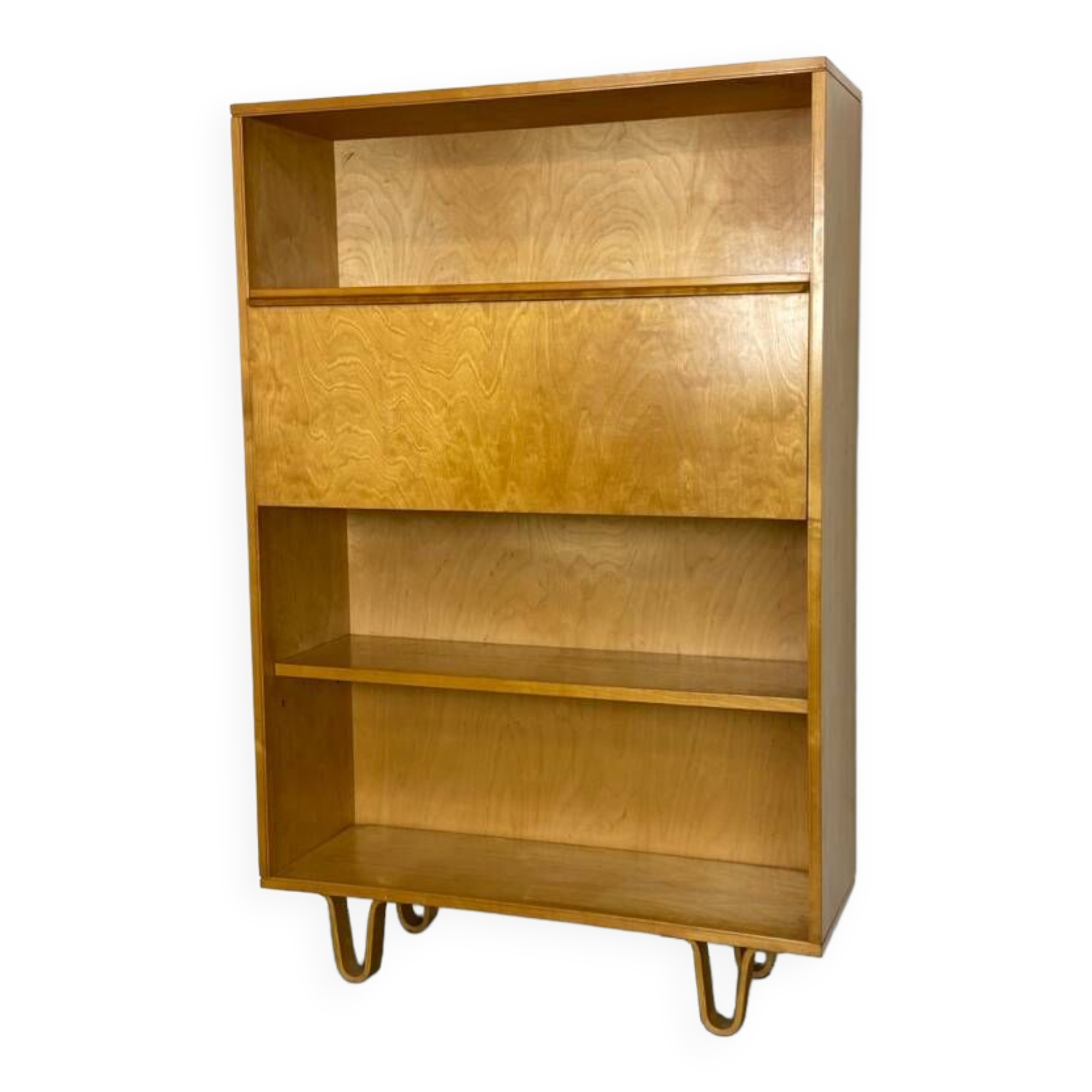 Bureau de Secrétaire Highboard Moderniste Mid-Century Bb04 par Cees Braakman pour Pastoe, 1950s