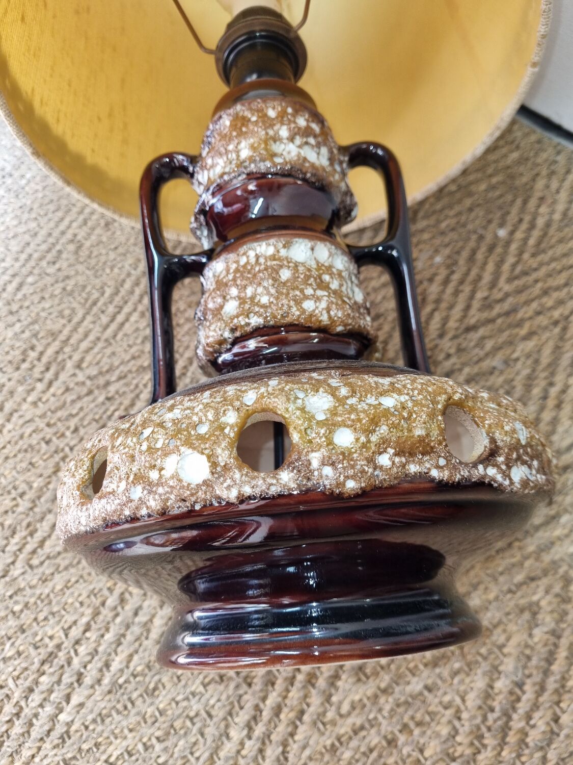 Ceramic floor lamp from 1970