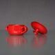 Small pot covered red 11 cm, Robert Picault, Vallauris