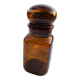 Vintage glass jar / spice jar