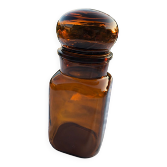 Vintage glass jar / spice jar