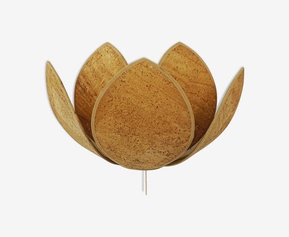 Vintage lotus sconce