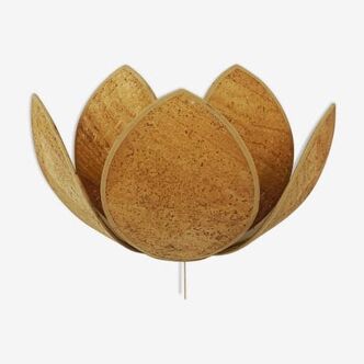 Vintage lotus sconce