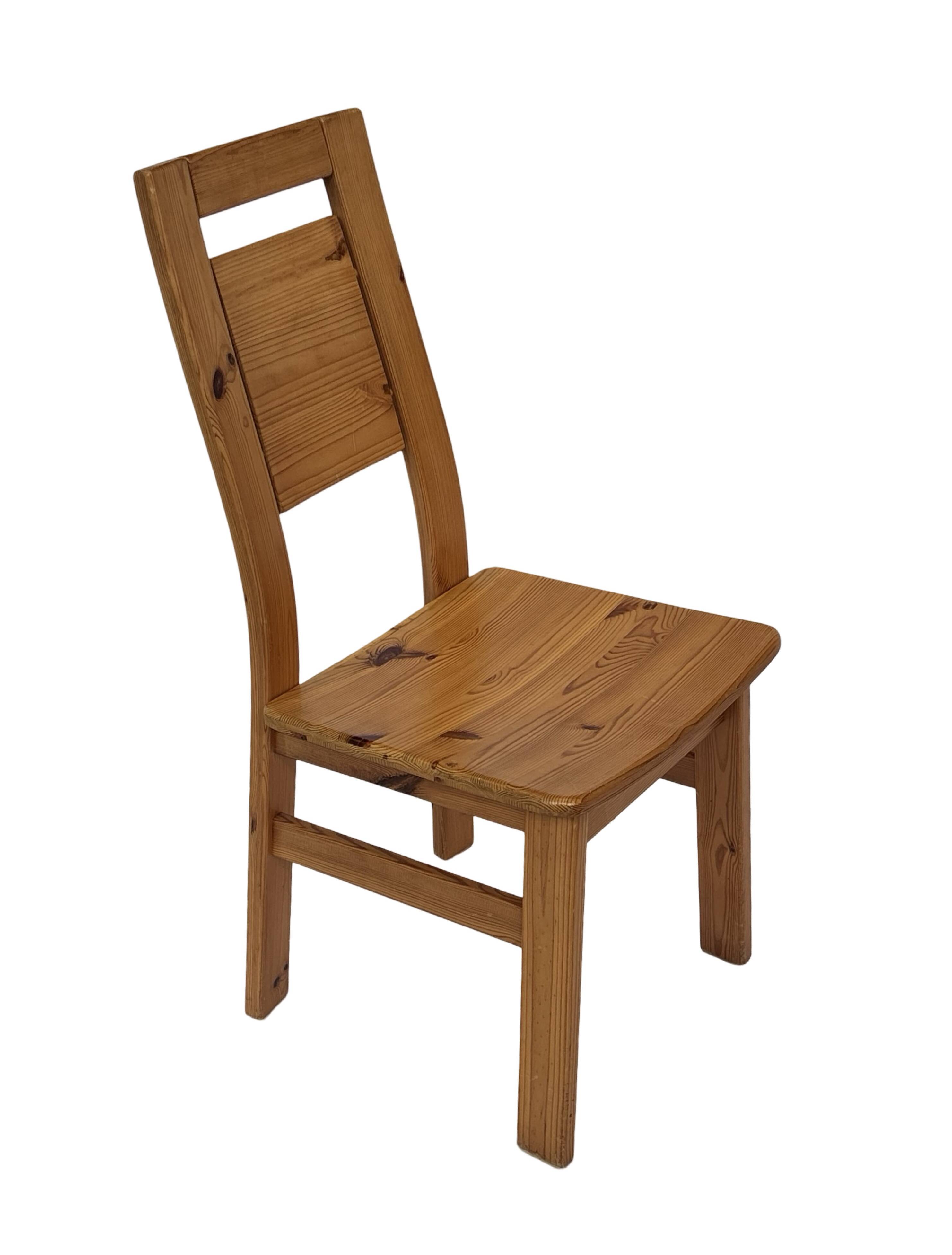 Vintage set of four dining room chairs Finnish Design Laukaan Puu