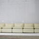 Set of 5 leather armchairs, France 80