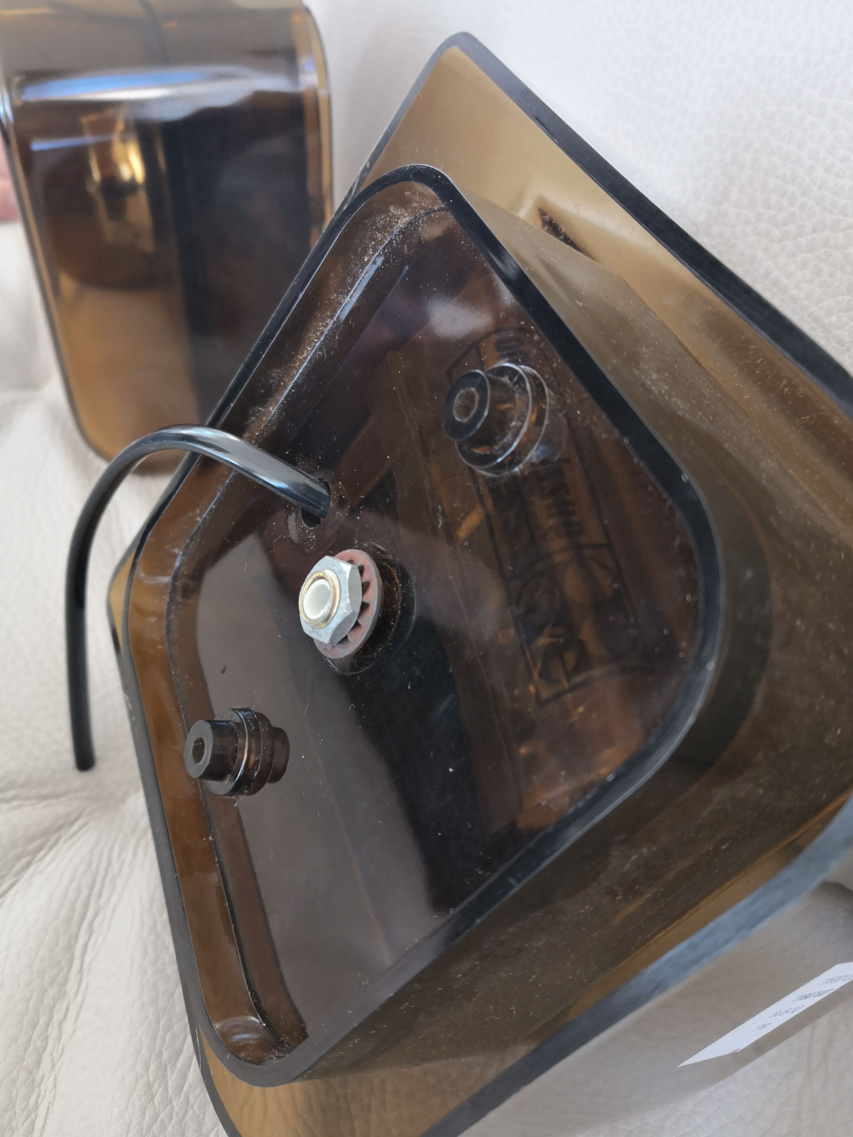 New wall lamps 70s, Guzzini