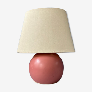 Lampe de bureau éclectique rose