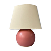 Lampe de bureau éclectique rose