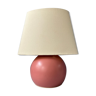 Lampe de bureau éclectique rose