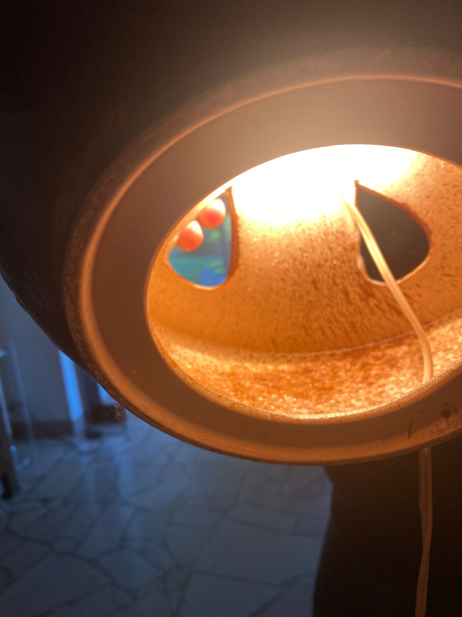 Lampe ceramique année 70 west germany