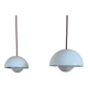 2x Vintage Verner Panton Flowerpot pendant lamp - Louis Poulsen