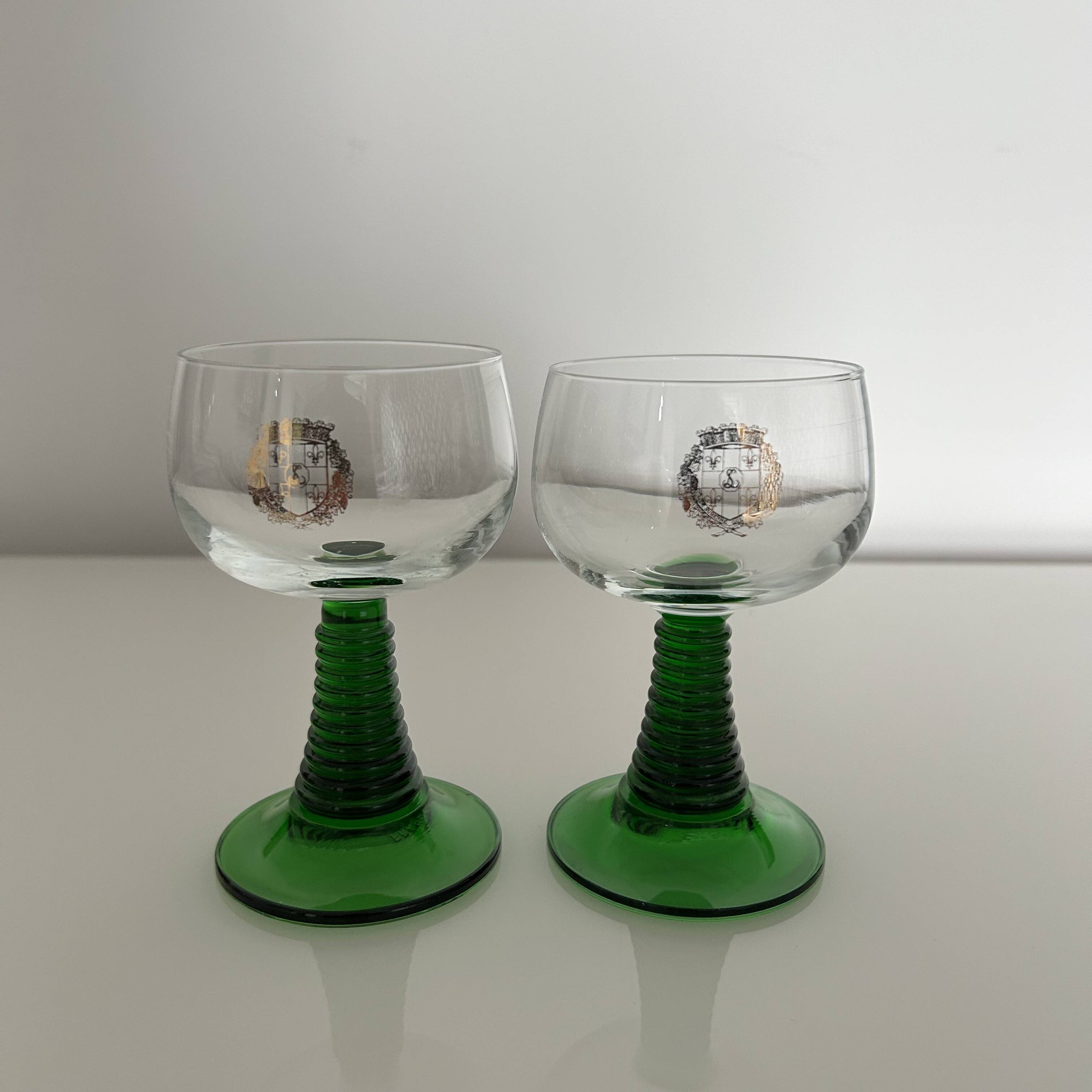 Pair of Alsace wine glasses
