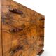 Walnut burl commode, Italian Art Deco, 1940s.