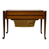 Mobile sewing table, N. Simonsen, Denmark 1960s, mid-century, vintage