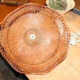 Braided bamboo hanging