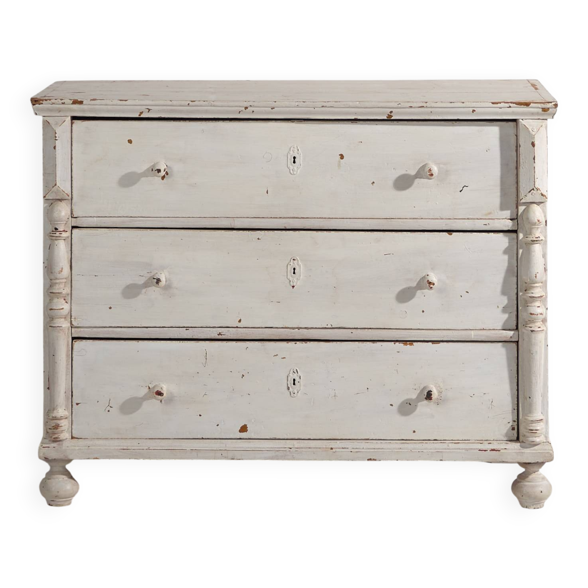Commode ancienne blanche (c.1920)