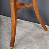 Cherrywood and marble pedestal table, Restoration period – early 19th century