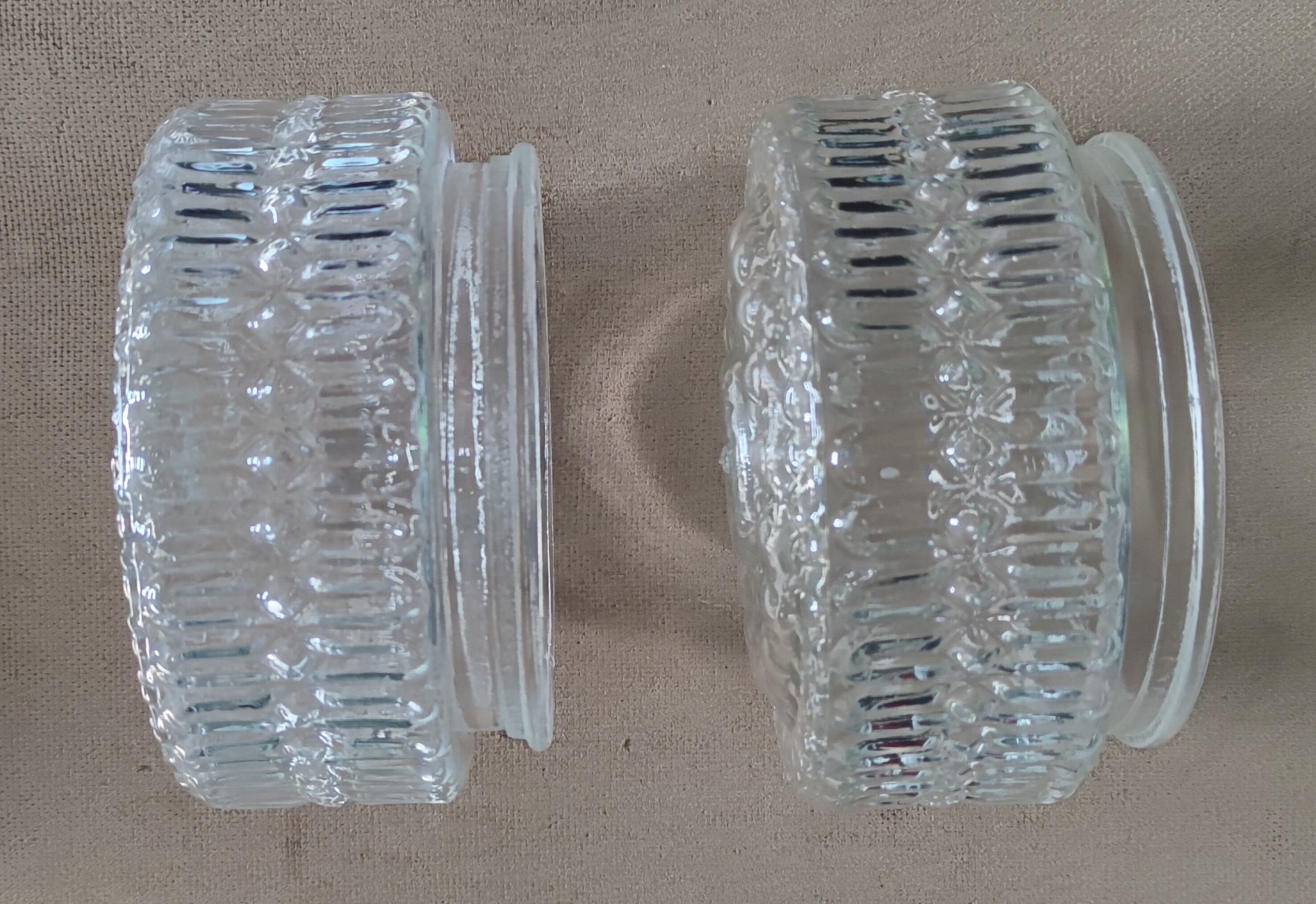 2 identical ceiling lamps