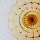 Cake stand, glass pedestal plate Bernsdorf depression style