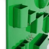Wall organiser Utensilo green by Dorothee Becker-Maurer for Design M, 1970s