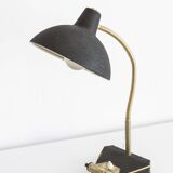 Vintage Aluminor desk lamp with built-in calendar