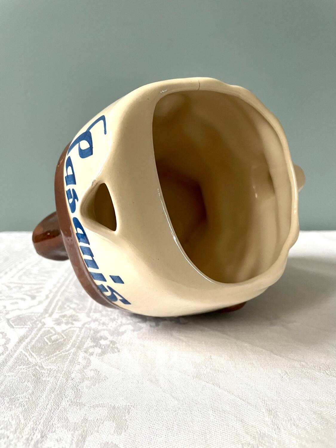 Vintage Casanis pitcher Faïencerie de Saint-Jean