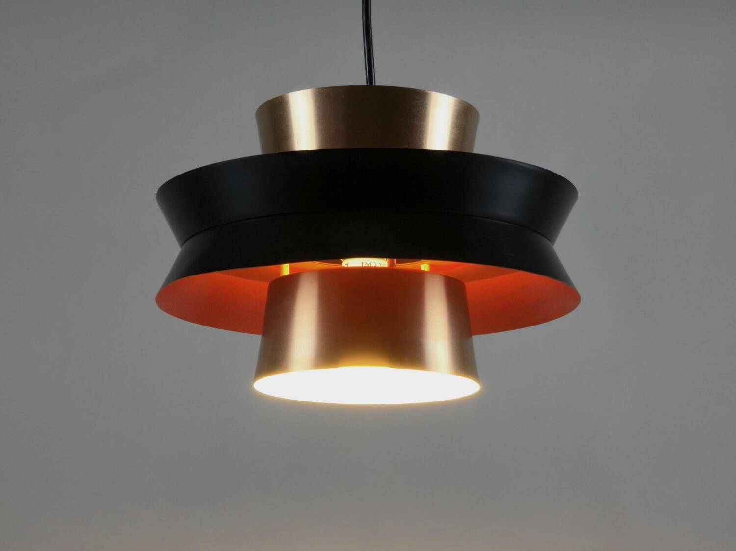 Vintage 1970s Granhaga Trava Pendant Lamp By Carl Thore.