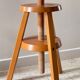 Vintage Solid Beech Screw Stool